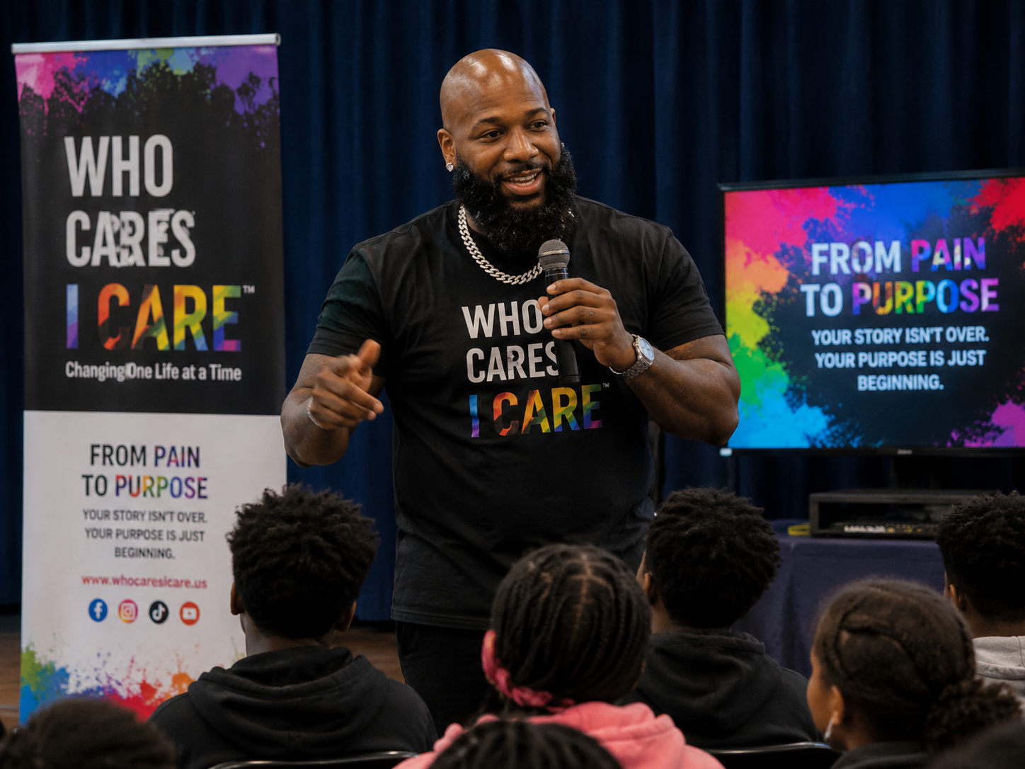 From Pain to Purpose — seminar with youth