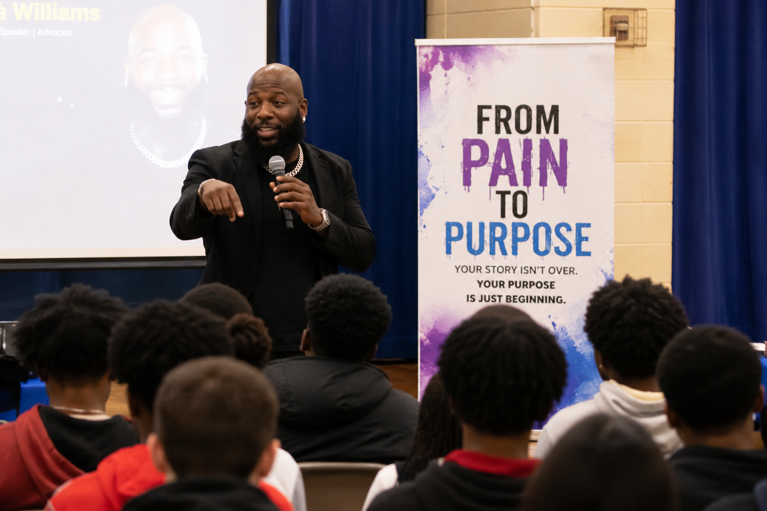 From Pain to Purpose — Dennis Williams speaking